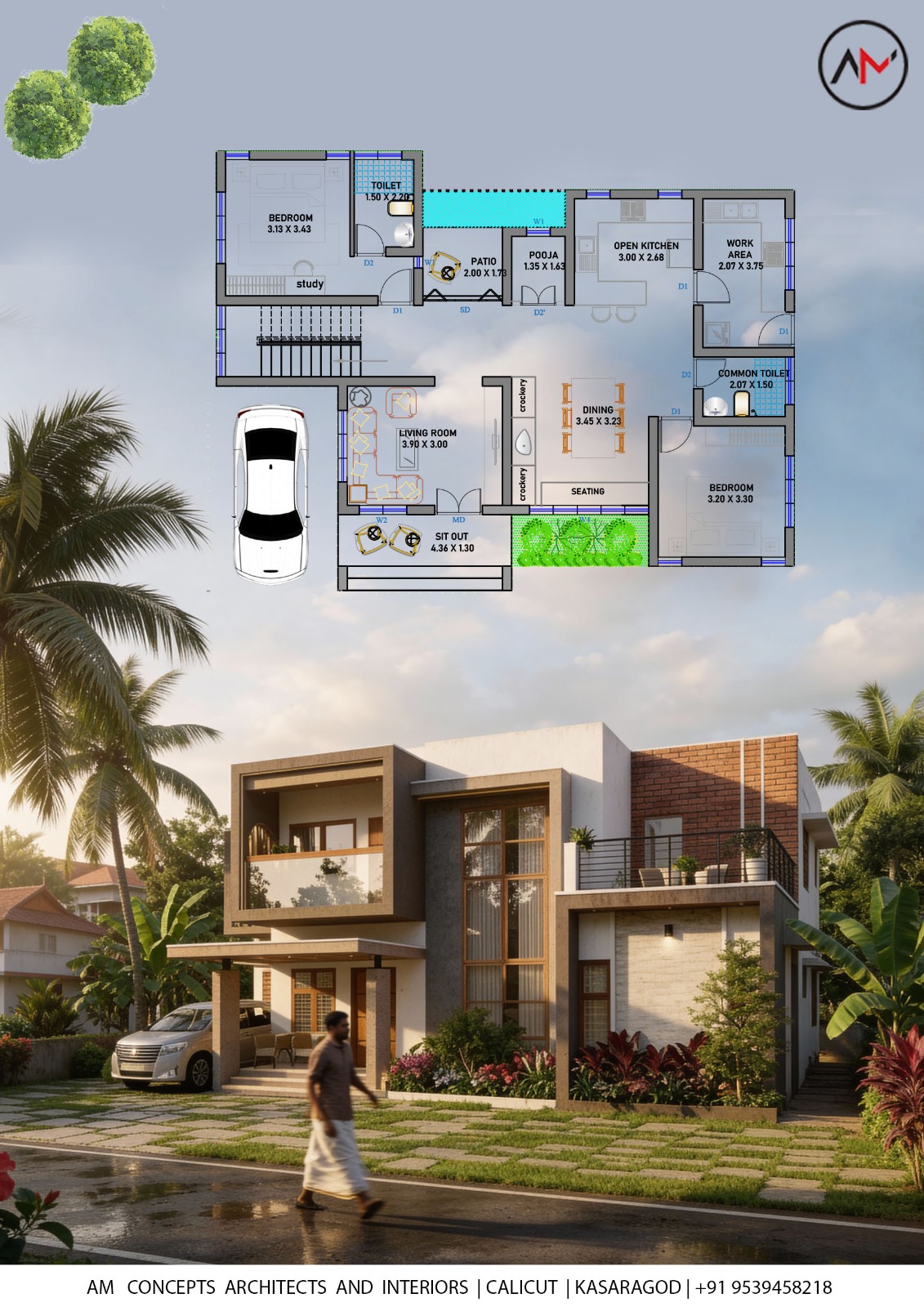 Modern Twin Block