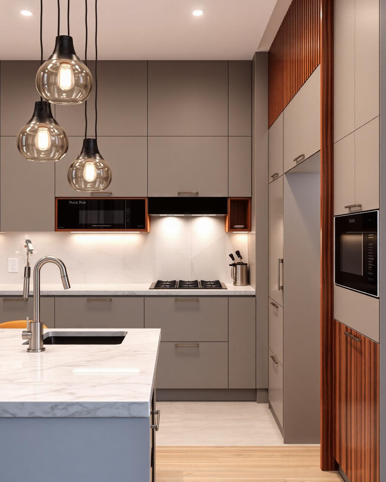 Modular marble kitchen, Kasaragod